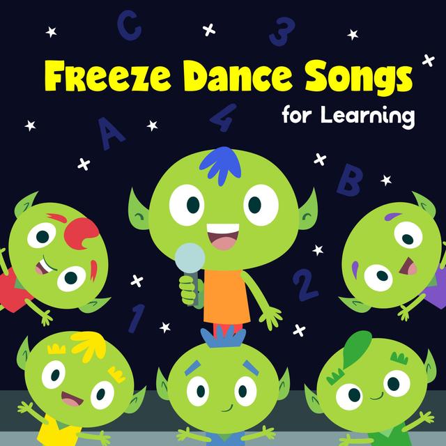 Album cover art for Freeze Dance Songs for Learning