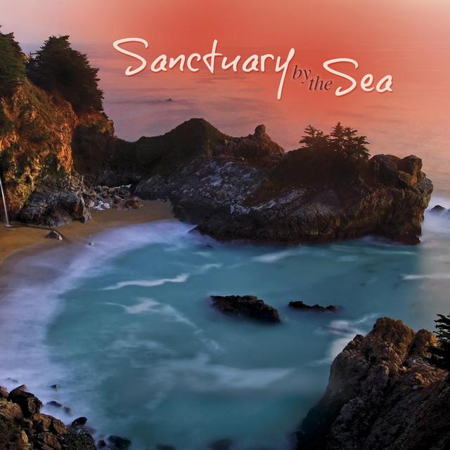 Album cover art for Sanctuary By The Sea: A Soothing, Melodic Piano Escape