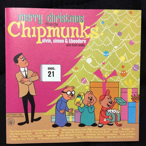 Album cover art for Merry Christmas from The Chipmunks