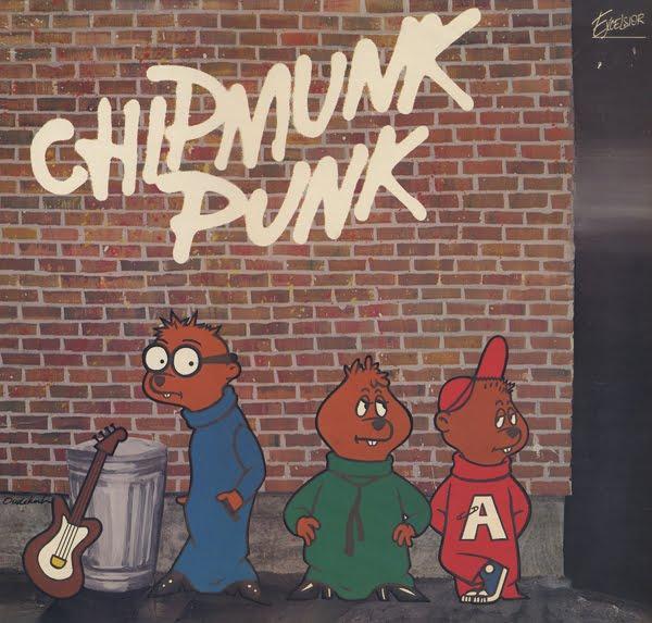 Album cover art for The Chipmunks Punk