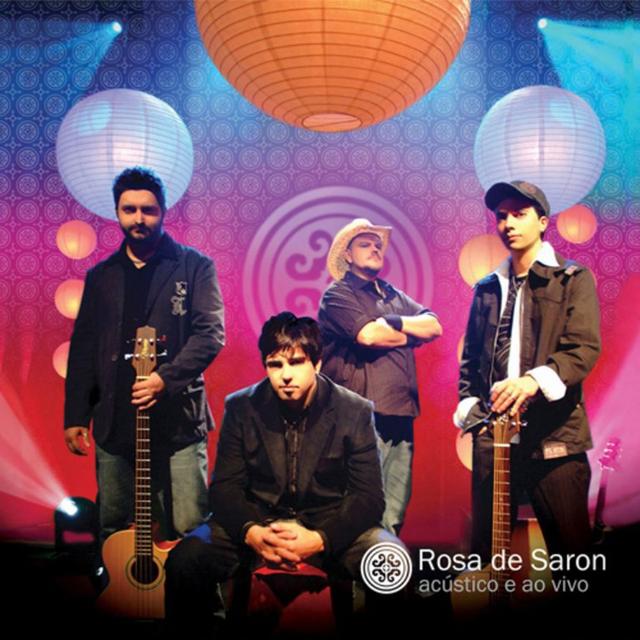 Album cover art for Rosa de Saron: Acústico e ao Vivo