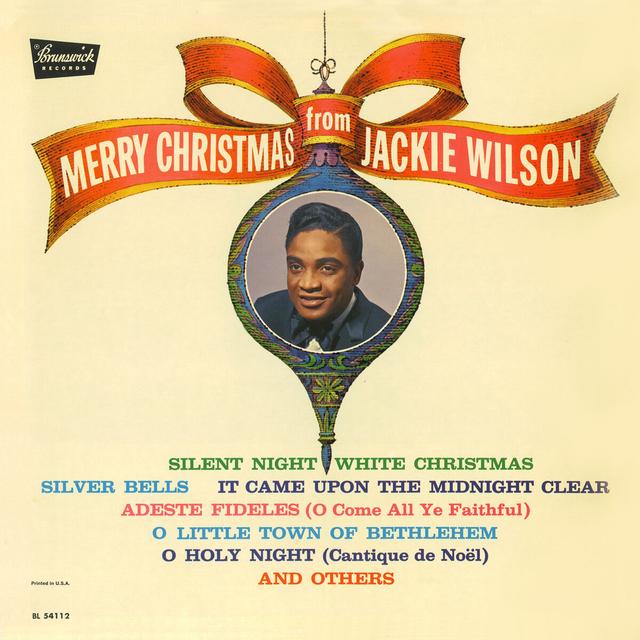 Album cover art for Merry Christmas from Jackie Wilson