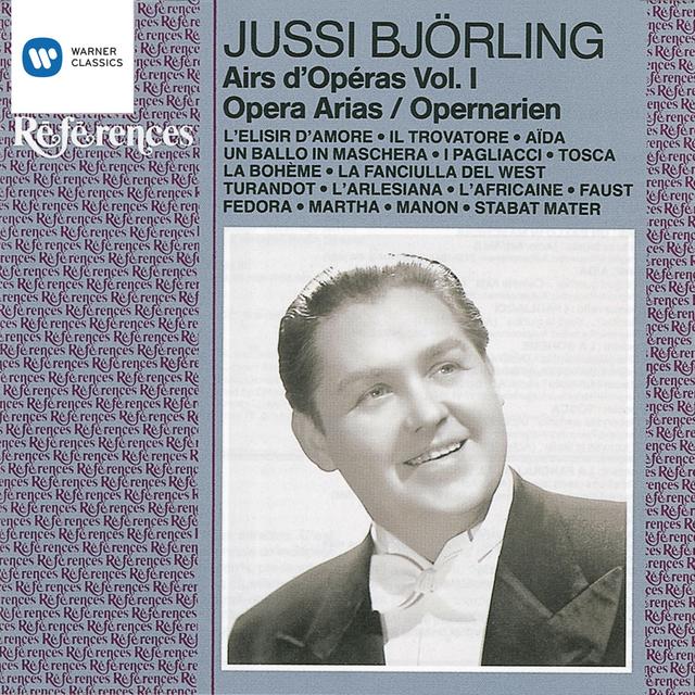 Album cover art for Jussi Björling - Opera Arias