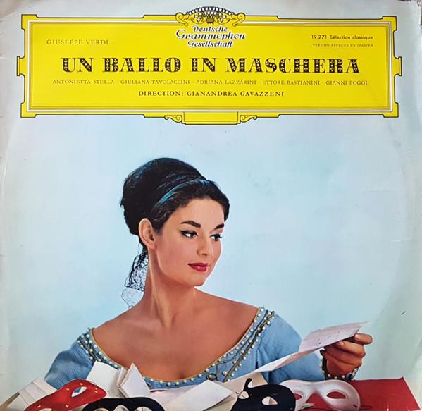 Album cover art for Verdi: Un Ballo in Maschera [1961]