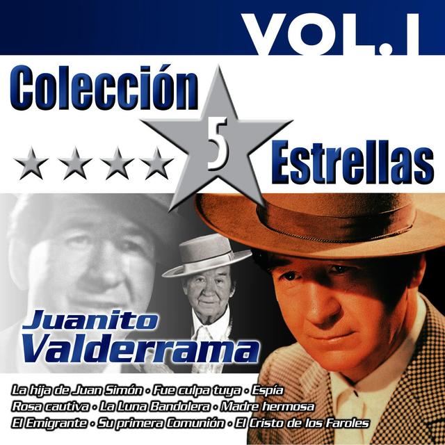 Album cover art for Colección 5 Estrellas. Juanito Valderrrama. Vol. 1