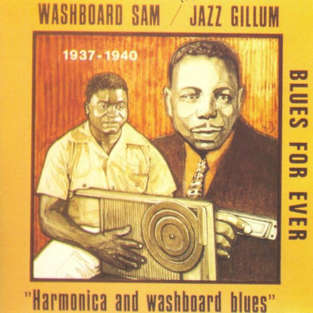 Album cover art for Harmonica And Washboard Blues 1937-1940