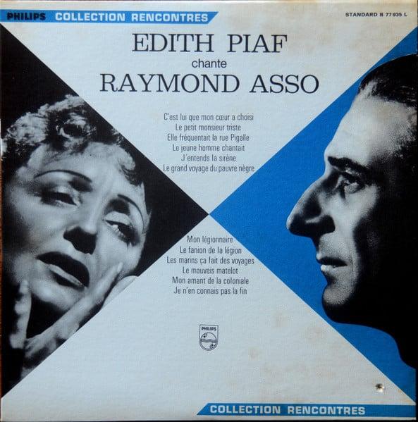 Album cover art for Édith Piaf Chante Raymond Asso