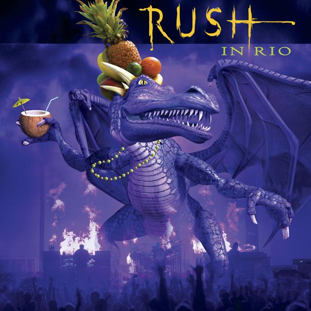 Album cover art for Rush in Rio