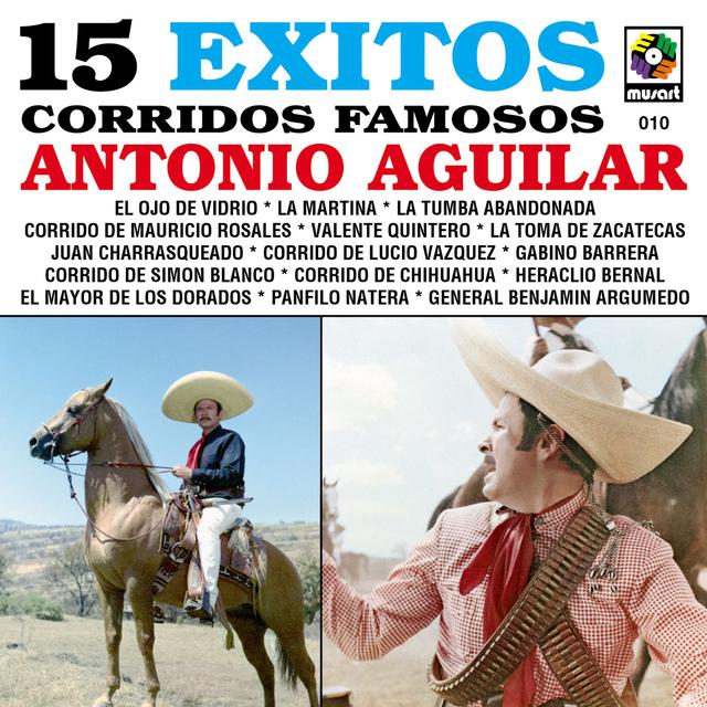 Album cover art for 15 Exitos Corridos Famosos