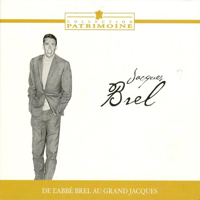 Album cover art for De l'Abbé Brel au Grand Jacques