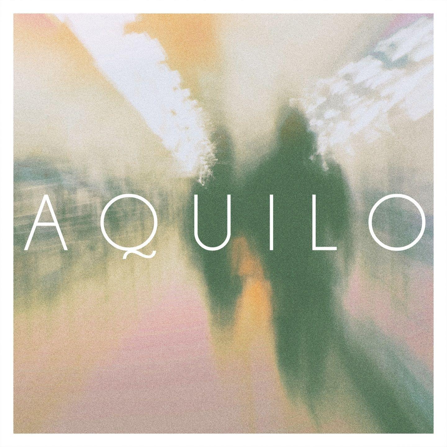 Lyric cover art as blurred background