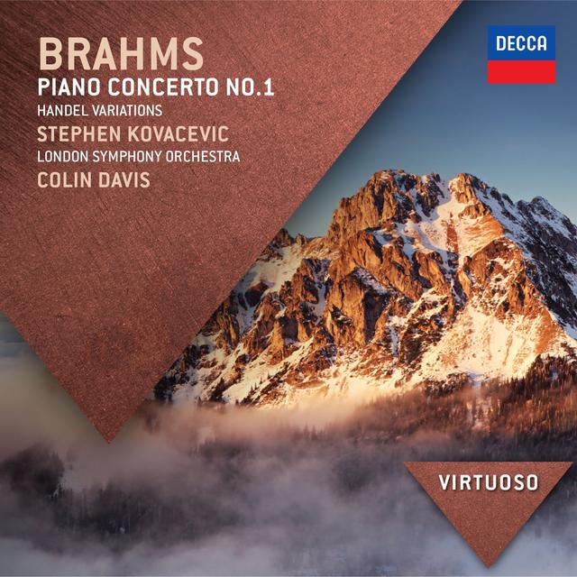 Album cover art for Brahms : Piano Concerto No.1 - Handel Variations