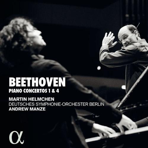 Album cover art for Beethoven: Piano Concertos 1 & 4