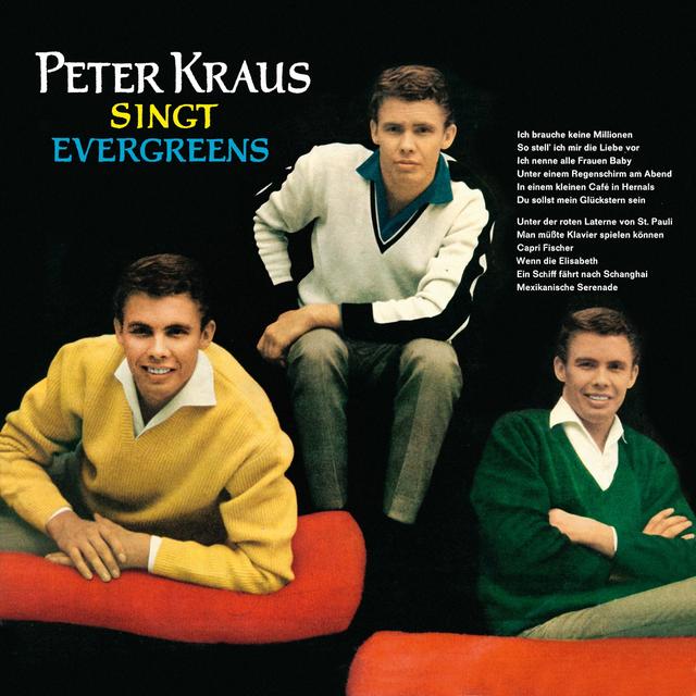 Album cover art for Peter Kraus Singt Evergreens