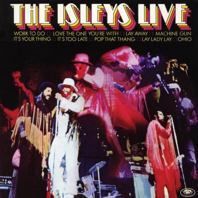 Album cover art for The Isleys Live