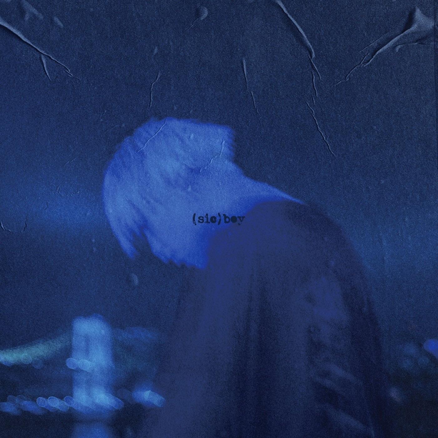 Lyric cover art as blurred background