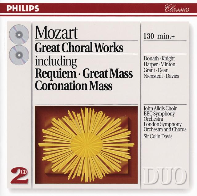 Album cover art for Mozart: Great Choral Works