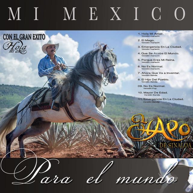 Album cover art for Mi México Para El Mundo