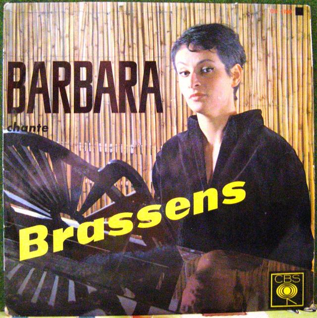 Album cover art for Barbara Chante Brassens