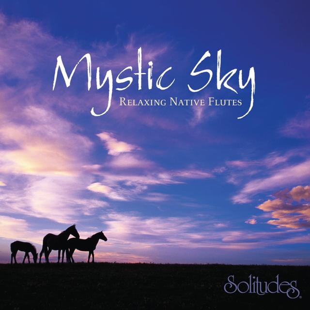 Album cover art for Mystic Sky: Relaxing Native Flutes