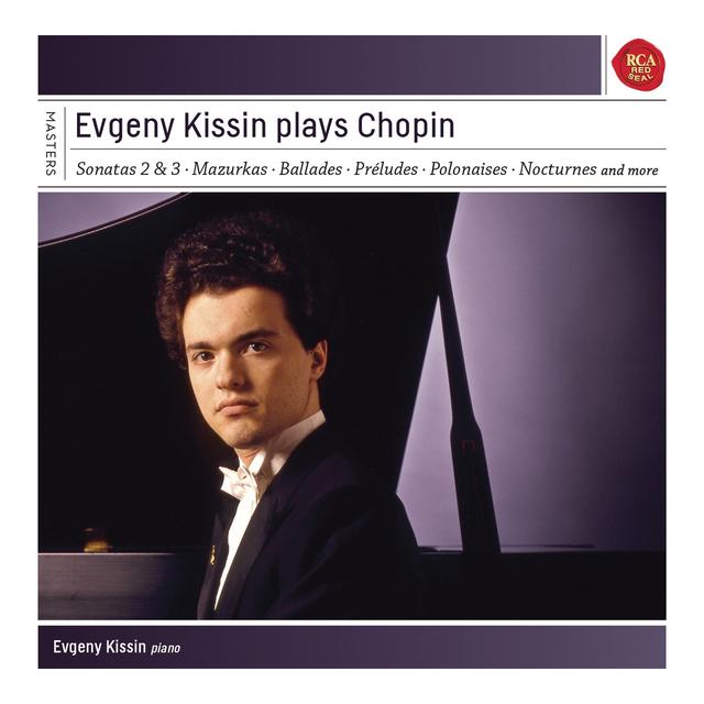 Album cover art for Evgeny Kissin Plays Chopin