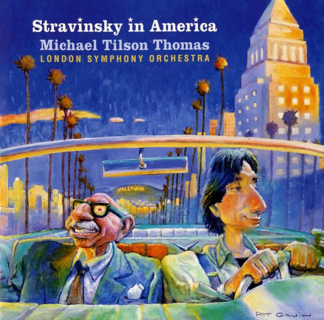 Album cover art for Stravinsky in America