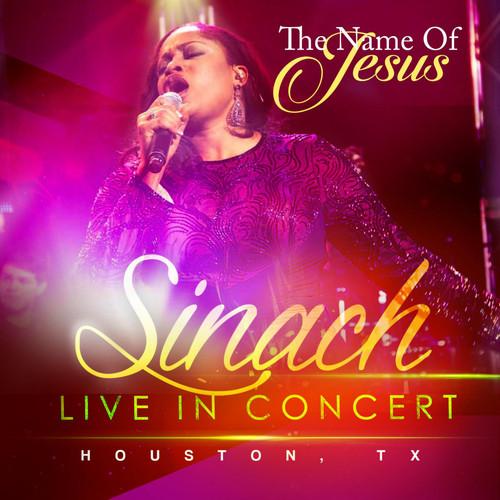 Album cover art for The Name of Jesus: Sinach Live in Concert