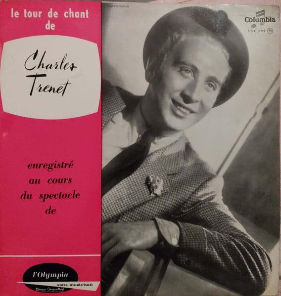 Album cover art for Le Tour de Chant de Charles Trenet à l'Olympia