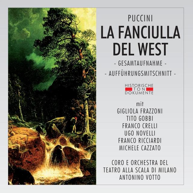 Album cover art for Giacomo Puccini: La Fanciulla Del West