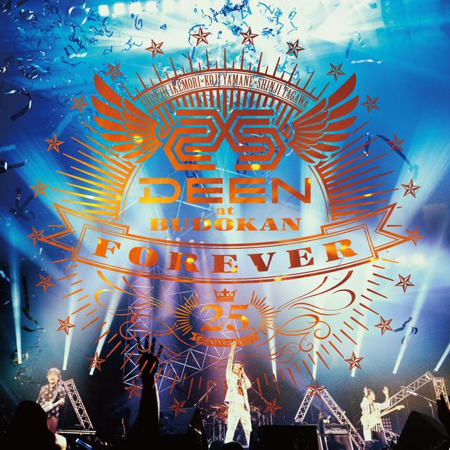 Album cover art for DEEN at BUDOKAN FOREVER ～25th Anniversary～ (Live)