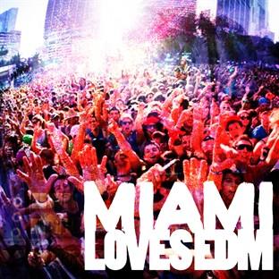 Album cover art for Miami Loves Edm