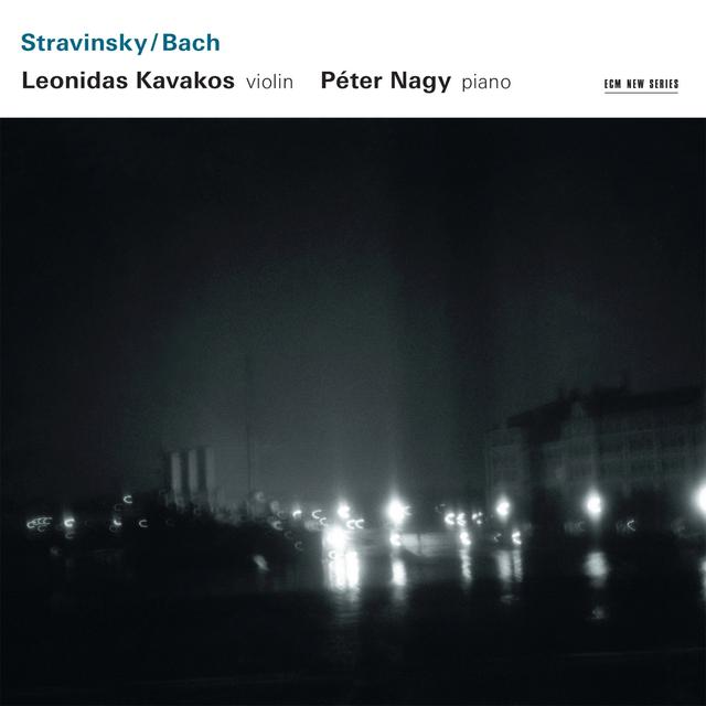 Album cover art for Stravinsky / Bach