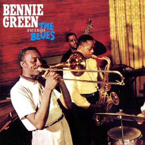 Album cover art for Bennie Green Swings the Blues