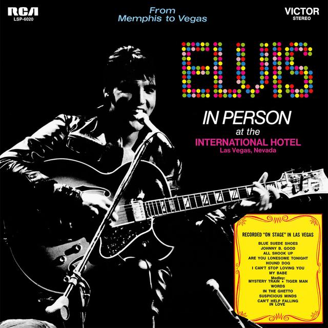 Album cover art for From Memphis to Vegas - Elvis in Person at the International Hotel