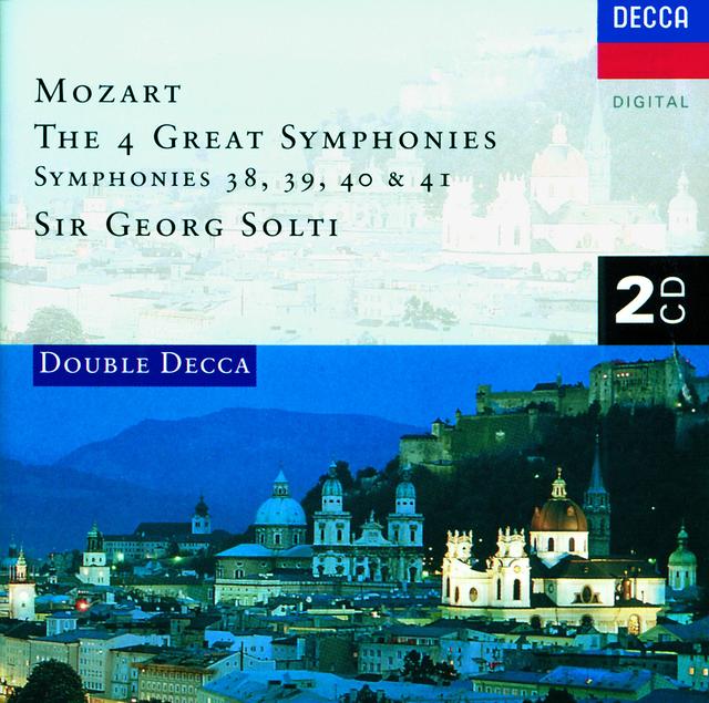 Album cover art for Mozart: Symphonies Nos. 38-41