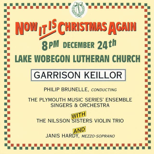 Album cover art for Garrison Keillor - Now It Is Christmas Again