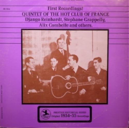 Album cover art for First Recordings! Quintet Of The Hot Club Of France