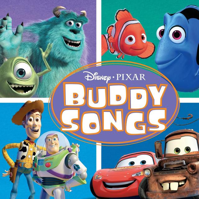 Album cover art for Pixar Buddy Songs