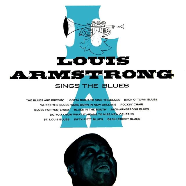 Album cover art for Sings the Blues