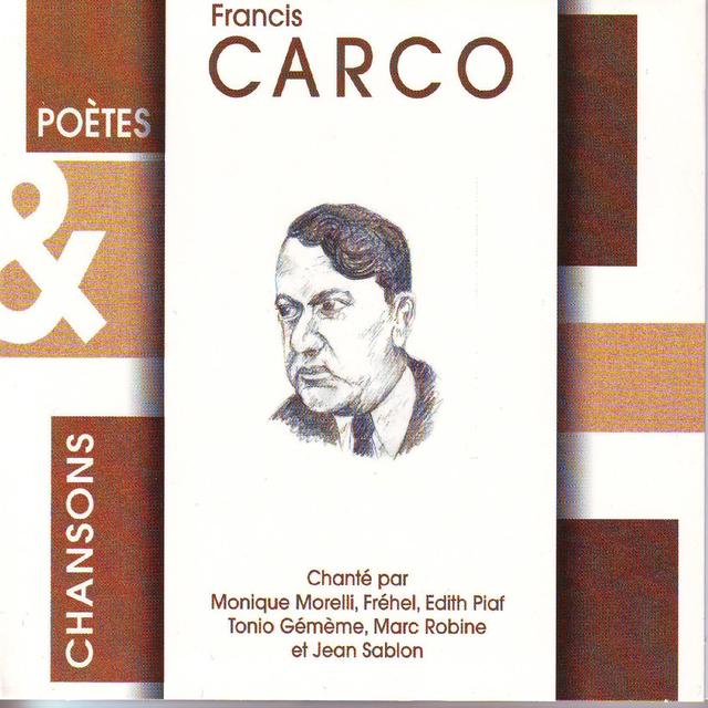 Album cover art for Poetes & Chansons - Francis Carco