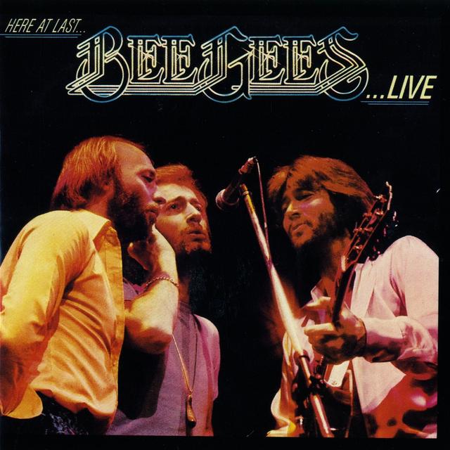 Album cover art for Here at Last...Bee Gees...Live