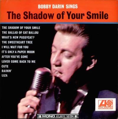 Album cover art for Bobby Darin Sings The Shadow Of Your Smile