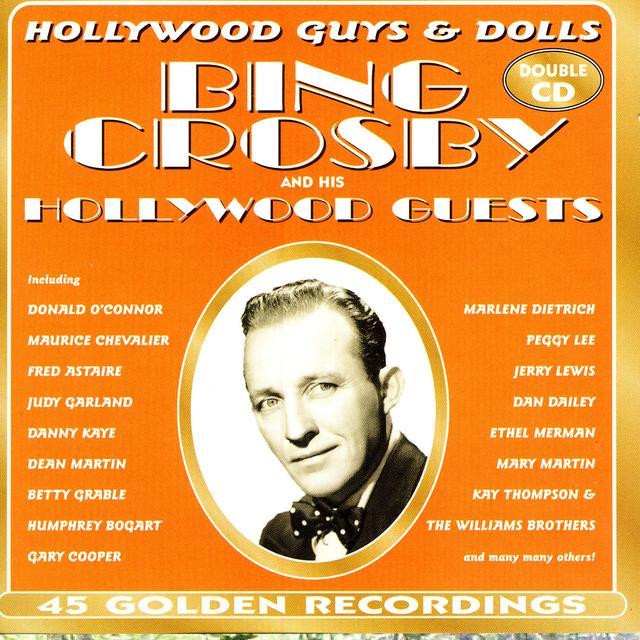 Album cover art for Bing Crosby and His Hollywood Guests