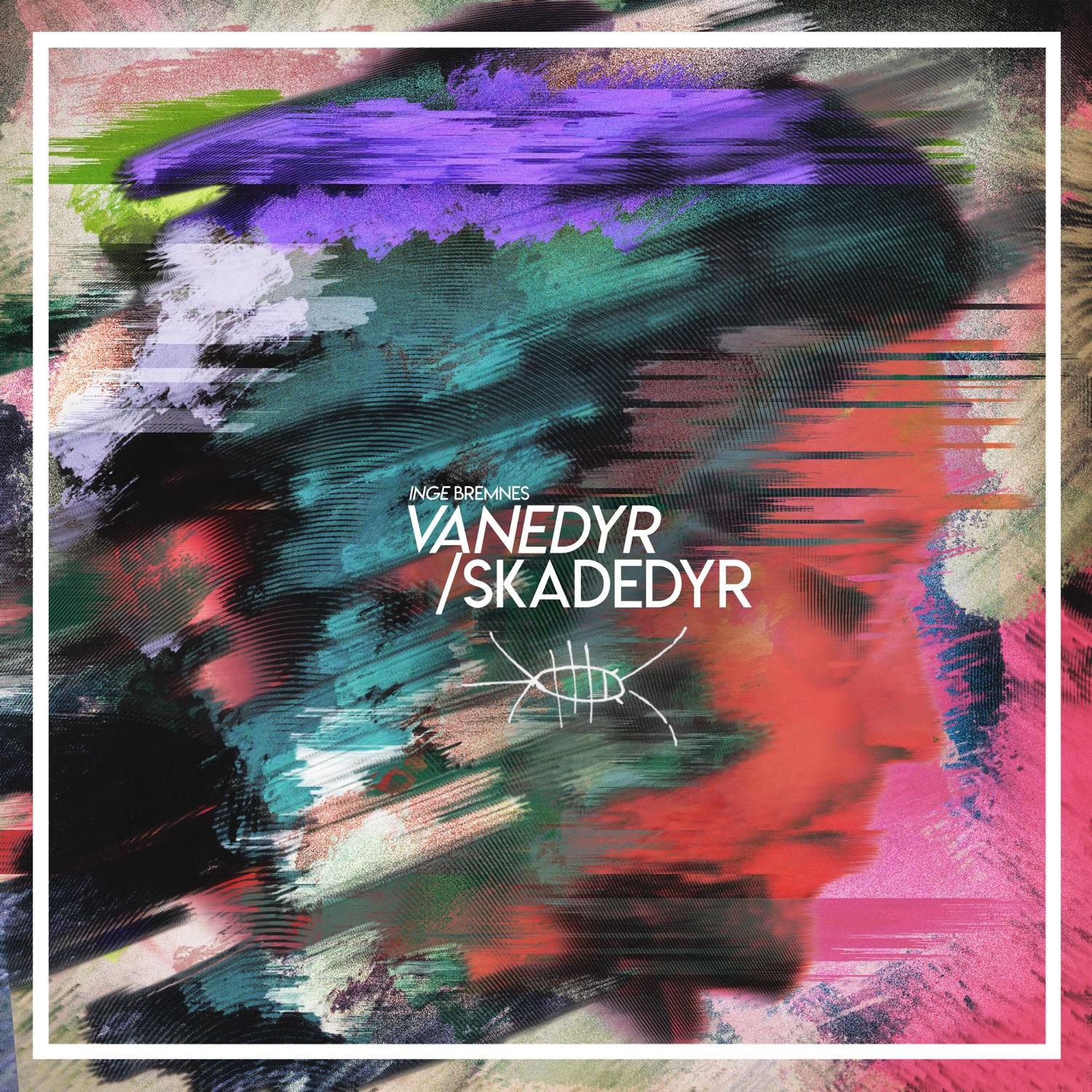 Lyric cover art as blurred background