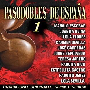 Album cover art for Pasodobles De España 1