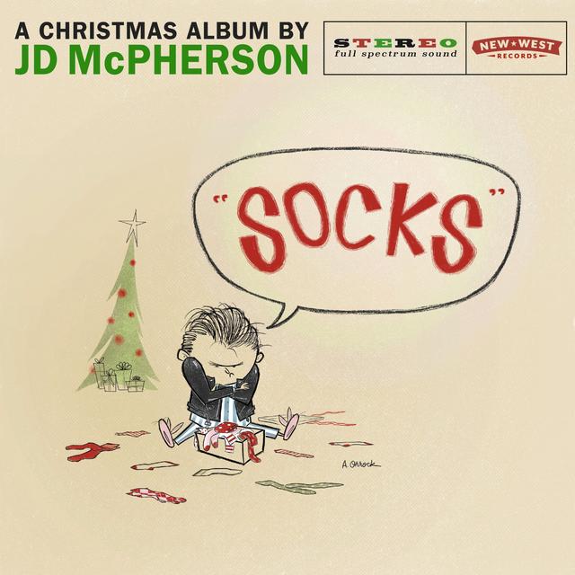 Album cover art for Socks: A Christmas Album by JD McPherson