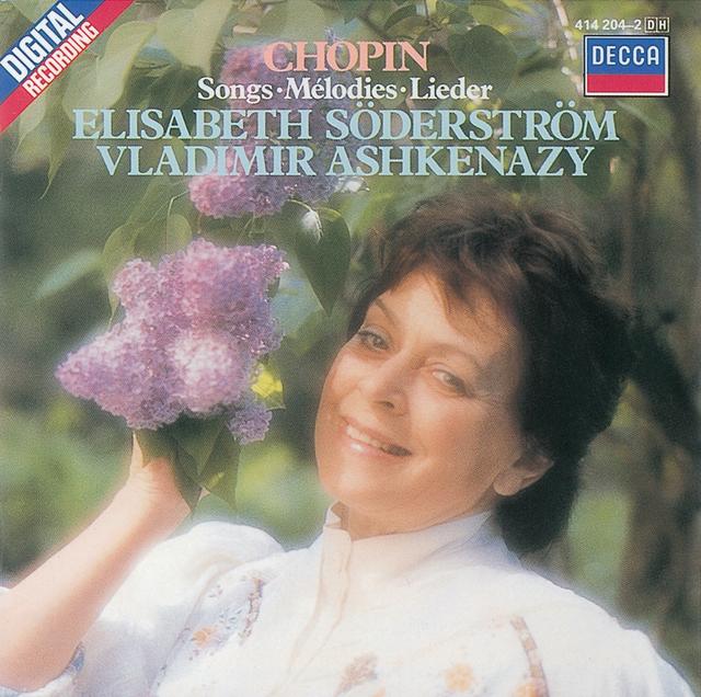 Album cover art for Chopin: Songs