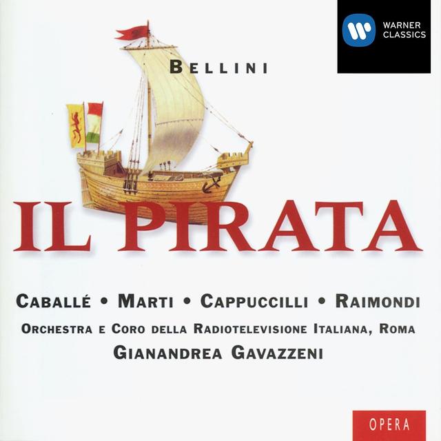 Album cover art for Bellini: Il Pirata