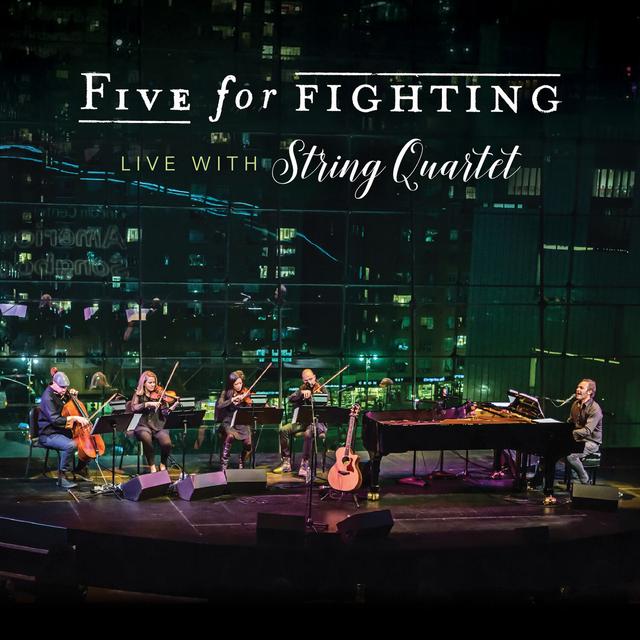 Album cover art for Live with String Quartet