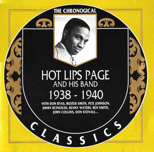 Album cover art for Hot Lips Page: 1938-1940